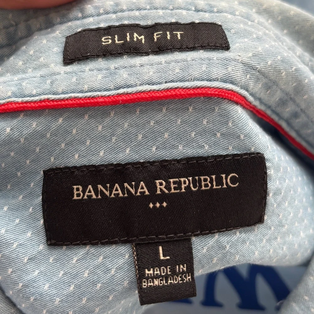 Banana Republic Size L Slim Fit Button Down